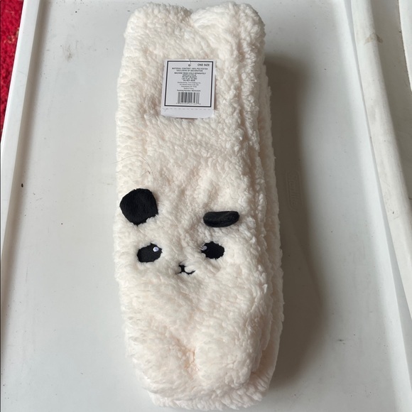 Accessories - Panda Gripper Sherpa Socks